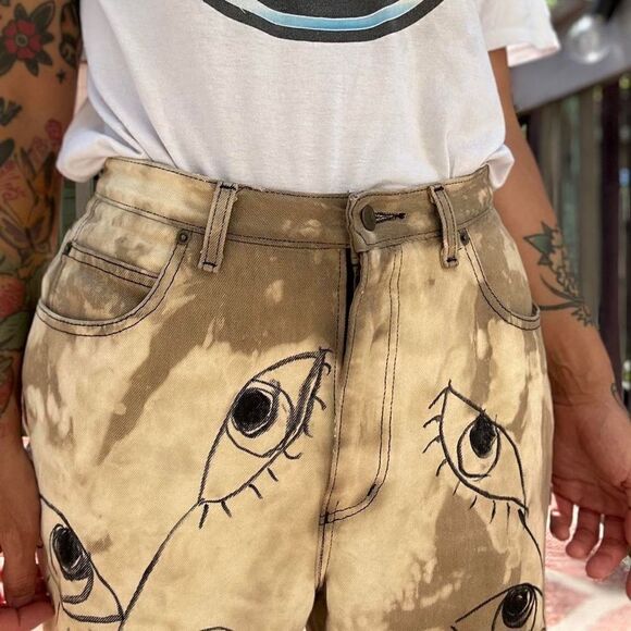 Vintage 90’s Alfred Sung high waisted jeans / size 12 - Picture 3 of 12